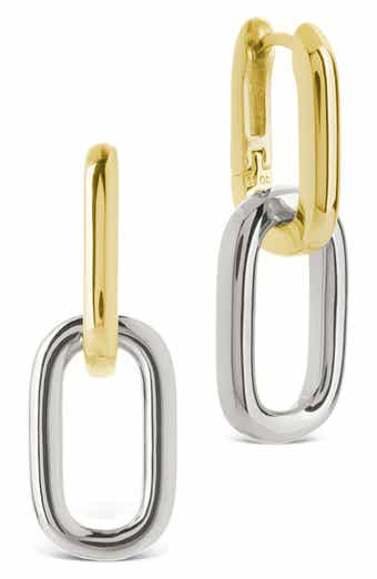 Estella Dualtone Dangle Earrings