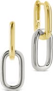 Sterling Forever Estella Dualtone Dangle Earrings