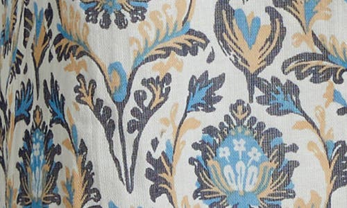 Poupette St Barth Dalia Floral Cotton Cover-up Dress In Blue/black Victorian