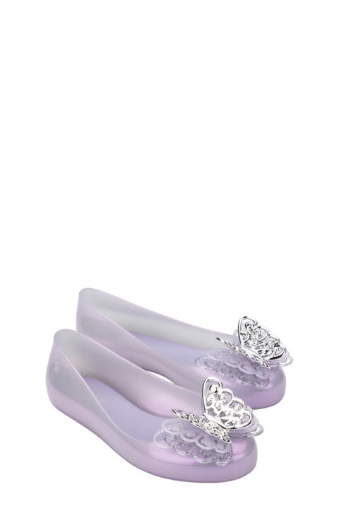 Kids' Mini Melissa Sweet Love Fly II Flat (Little Kid)