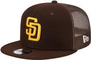 New Era Youth New Era Brown San Diego Padres 9FIFTY Trucker Snapback Hat