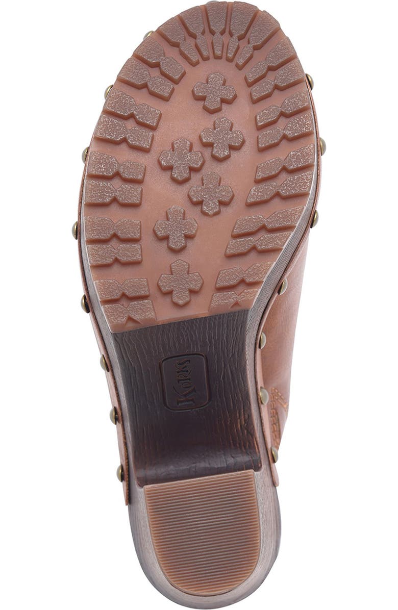 KORKS Auburn Stud Clog, Alternate, color, Dark Tan