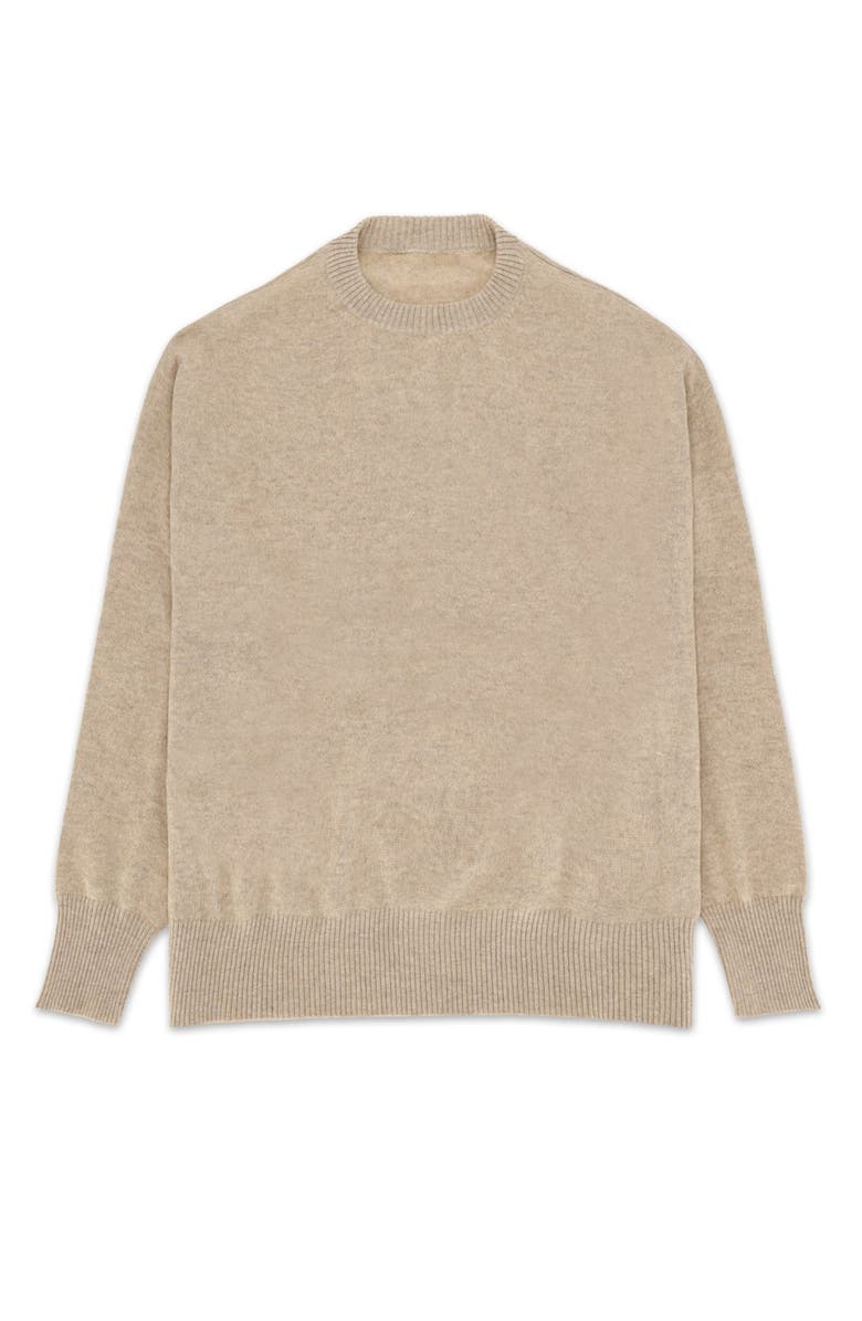 Fortela Cashmere Crewneck Sweater, Main, color, Orange