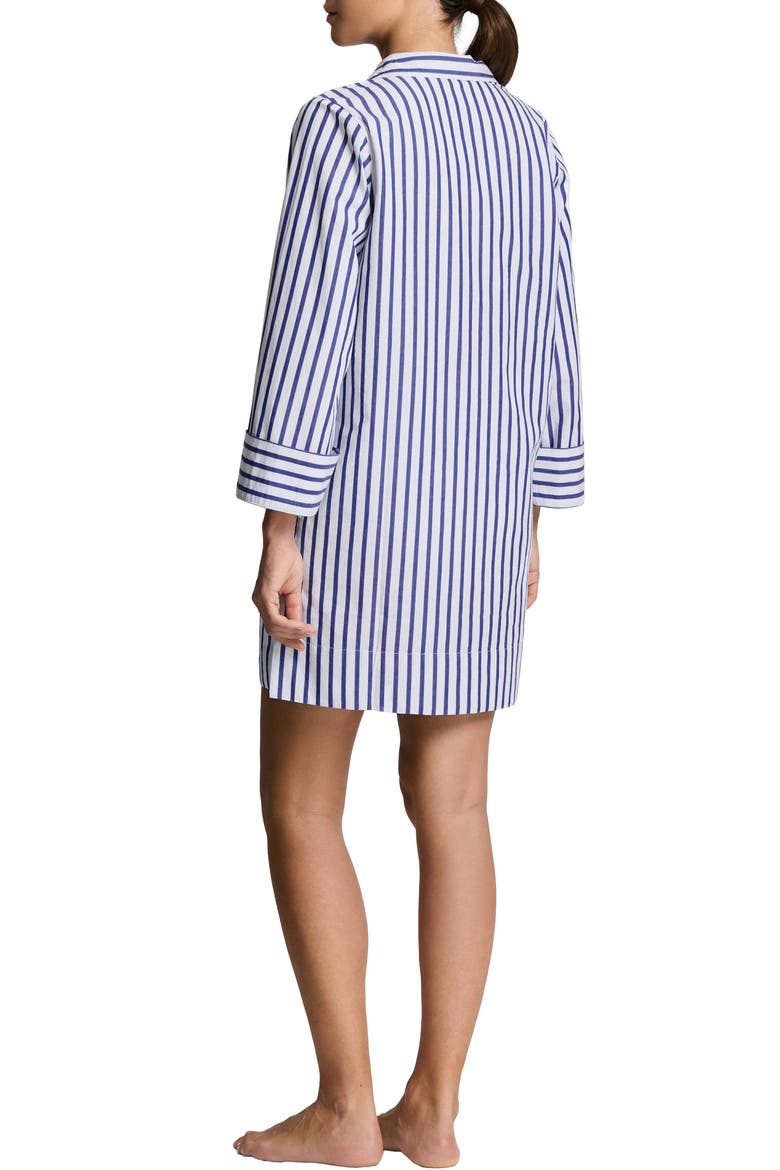 Stripe Wide Cuff Cover-Up Shift, Alternate, color, SEASIDE STRIPE