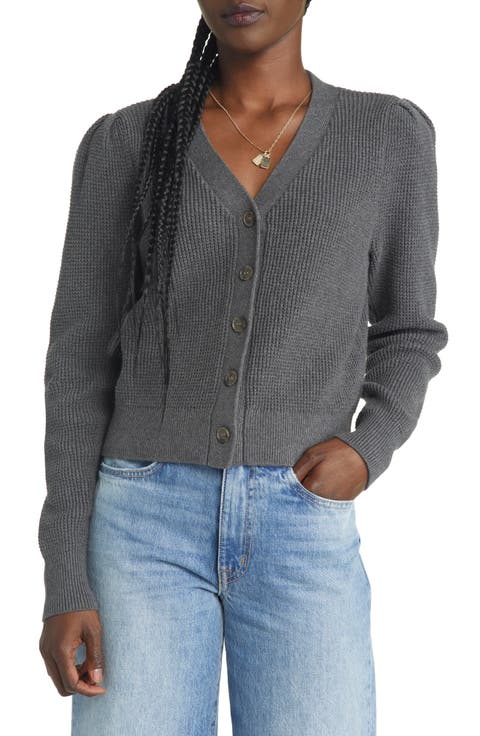 Thermal Knit Cotton Cardigan