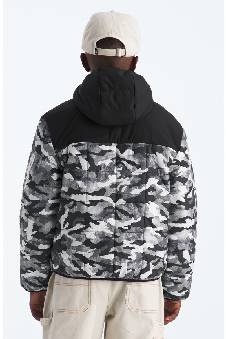 Kids' Shasta Water Repellent Reversible Hooded Jacket, Alternate, color, SMOKED PEARL TNF CAMO SMALL