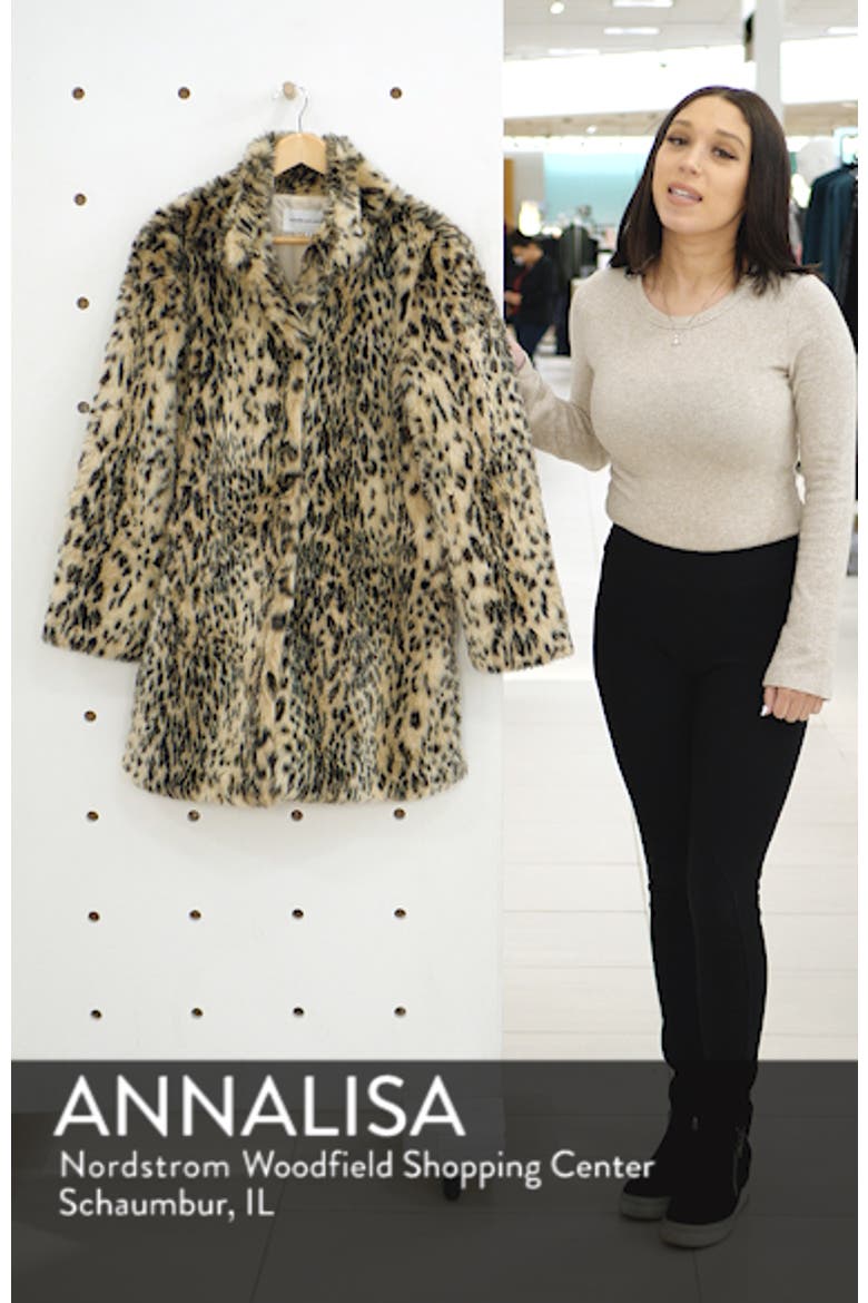 Leopard Faux Fur Coat video
