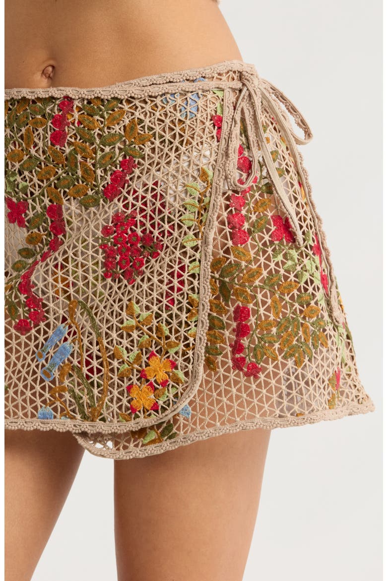Danna Tile Cover-Up Skirt, Alternate, color, MULTICOLOR