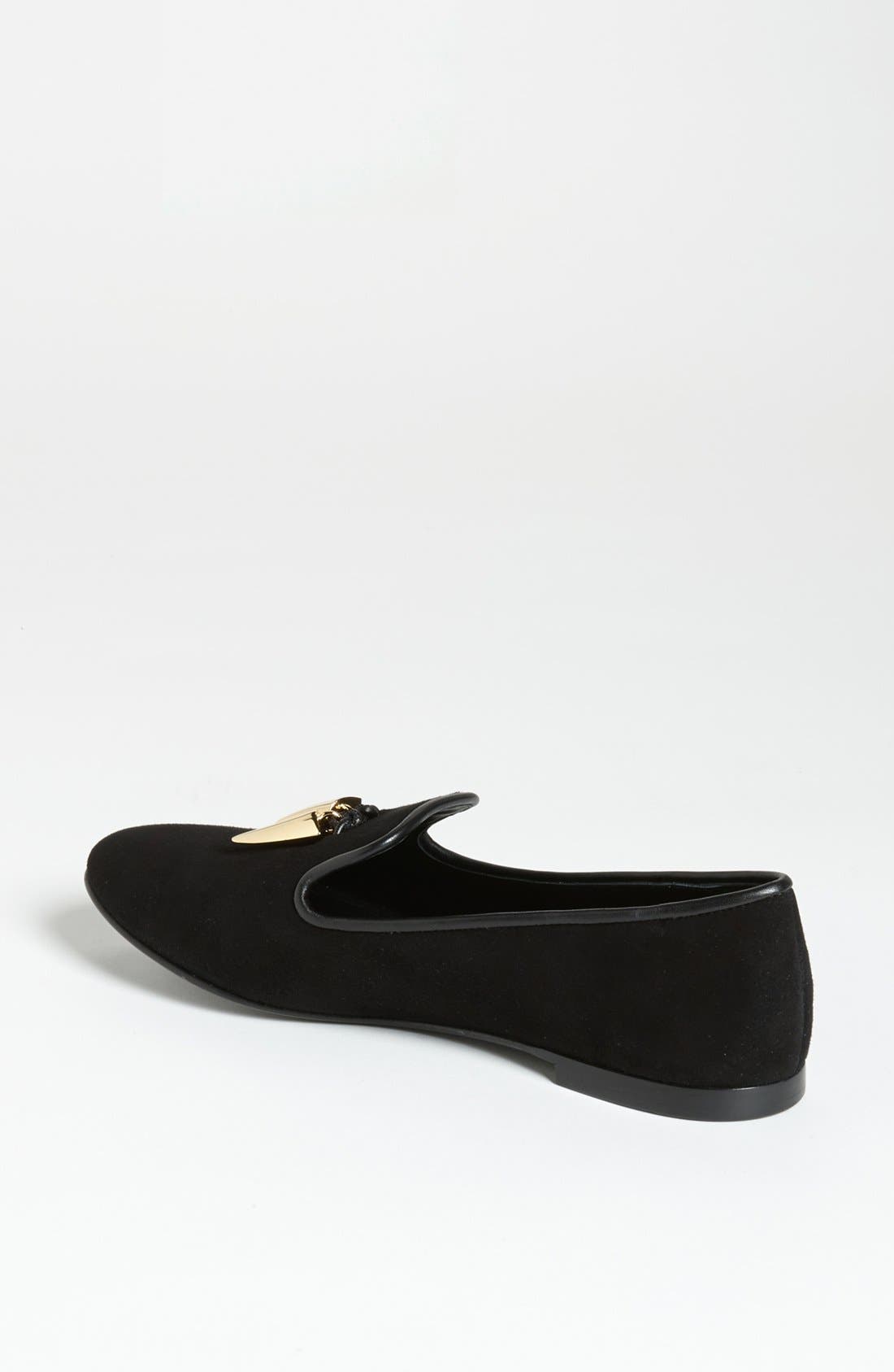 Smoking Loafer, Alternate, color, BLACK
