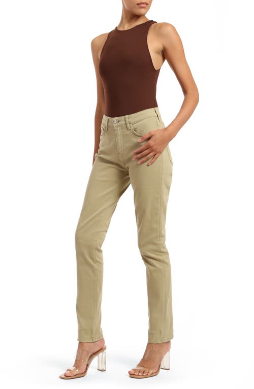 Mavi Jeans Kathleen High Waist Slim Fit Jeans In Slate Green
