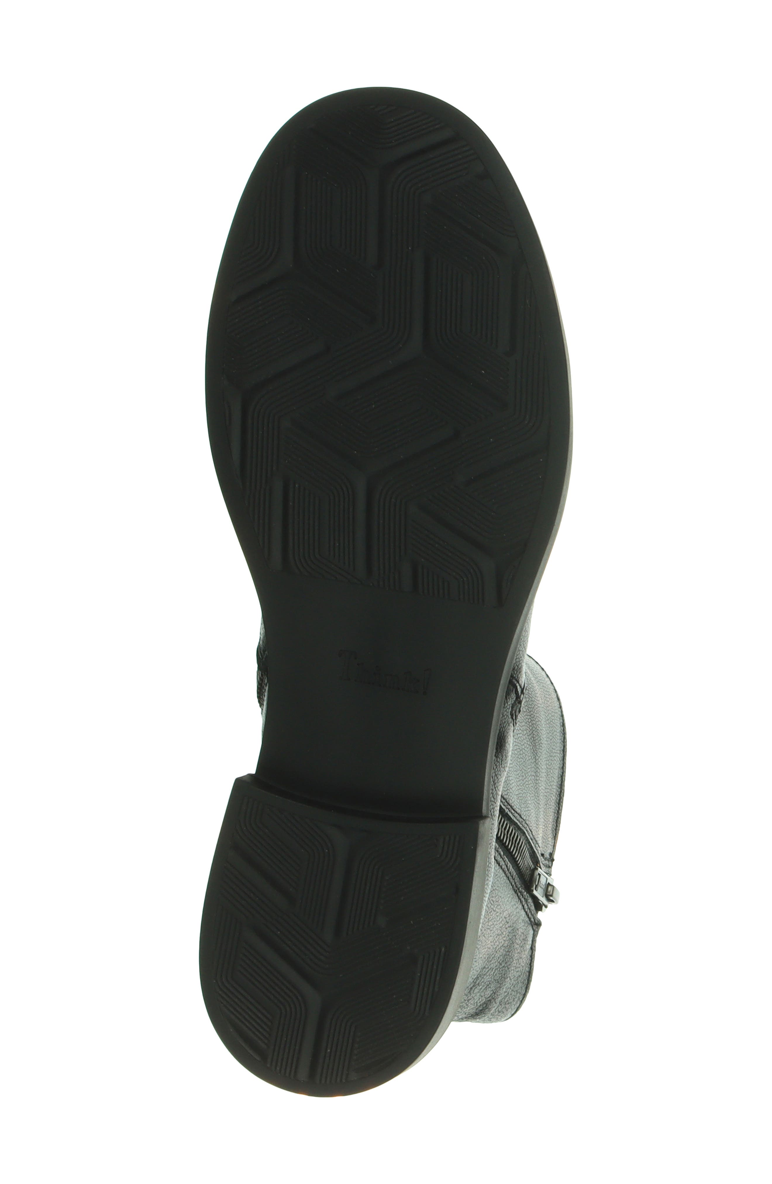 Nina Leather Bootie, Alternate, color, BLACK