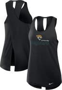 Nike Women's Nike Black Jacksonville Jaguars Crossback Performance Tank Top