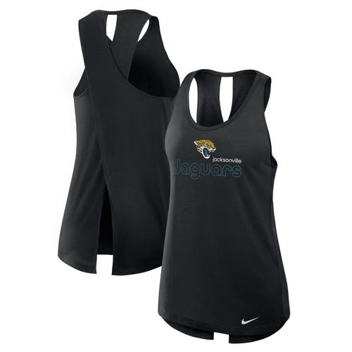 Nike Women's Black Jacksonville Jaguars Performance Tank Top In Black