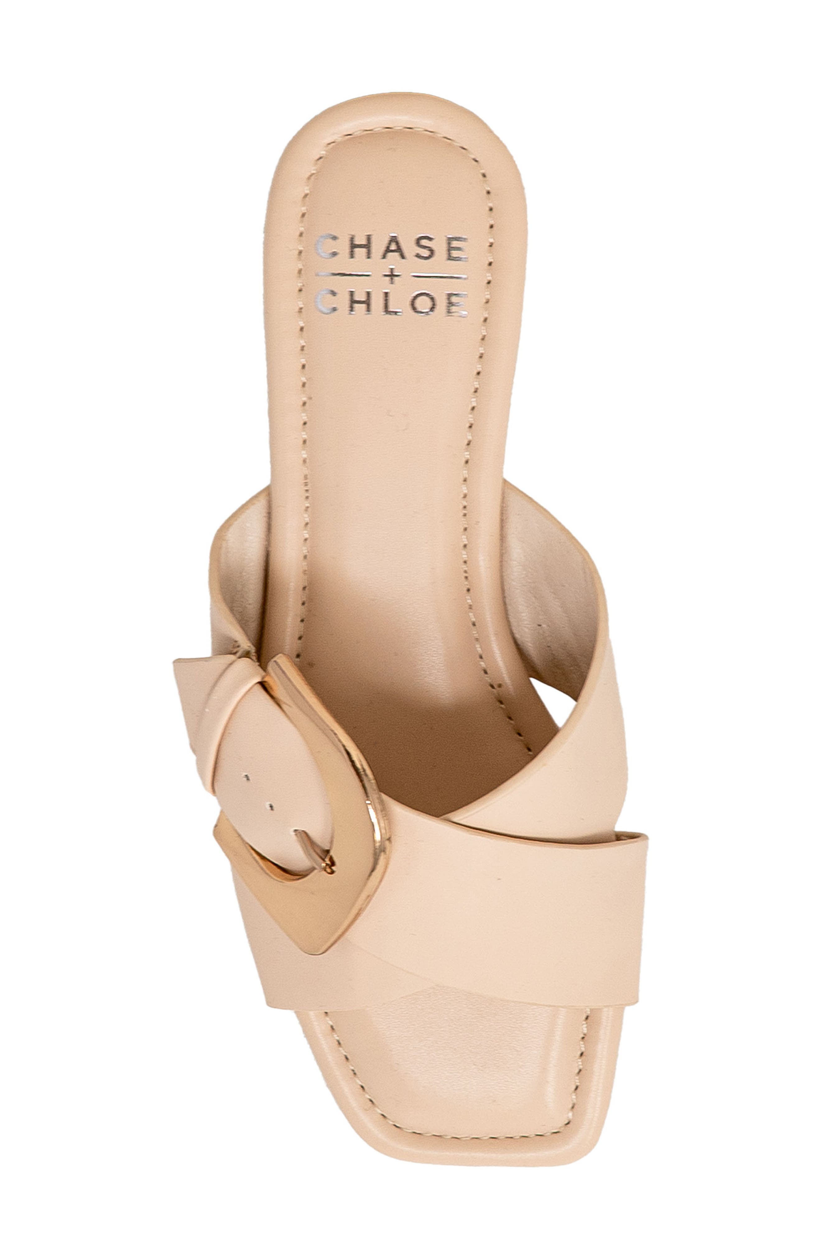 Cross Strap Slide Sandal, Alternate, color, BEIGE PU