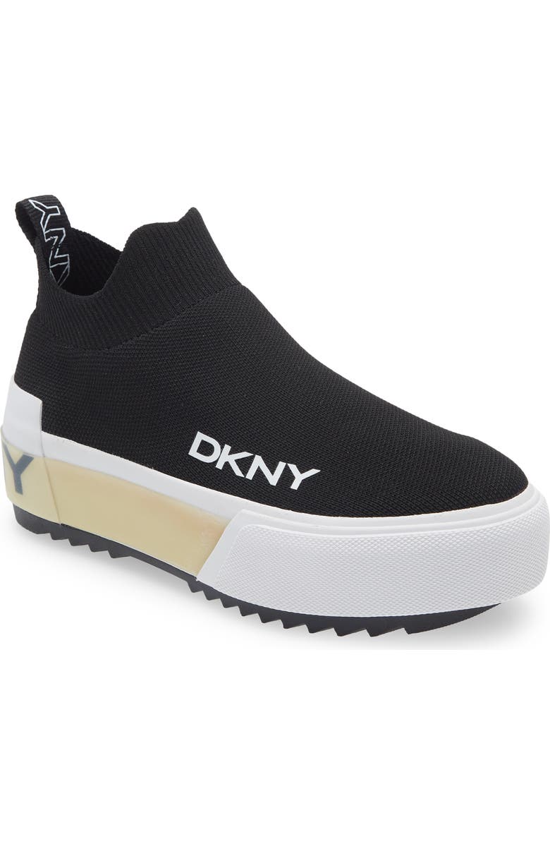 DKNY Viven Slip-On Knit Platform Sneaker, Main, color,