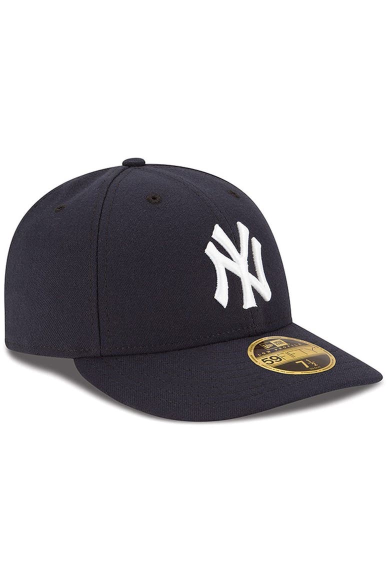 Men's New Era Navy New York Yankees Authentic Collection On Field Low Profile Game 59FIFTY Fitted Hat, Alternate, color, NAVY