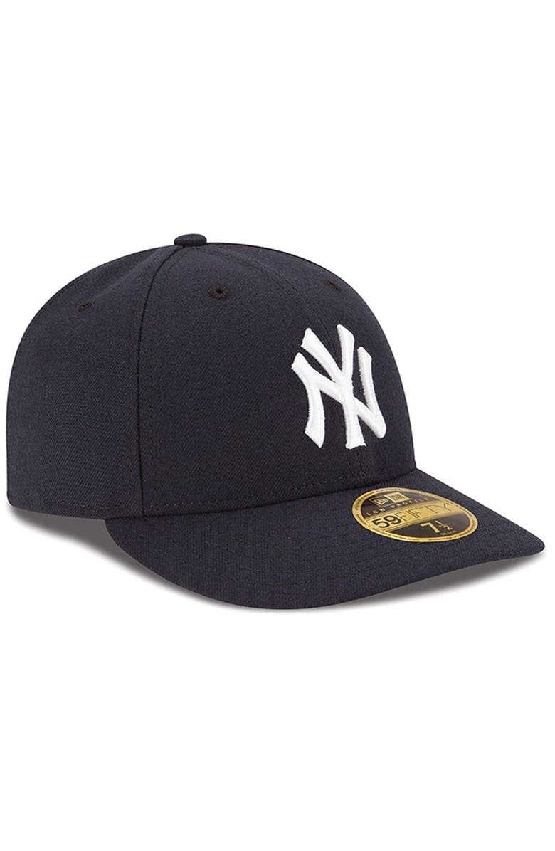 New Era Men's New Era Navy New York Yankees Authentic Collection On Field Low Profile Game 59FIFTY Fitted Hat, Alternate, color, Navy