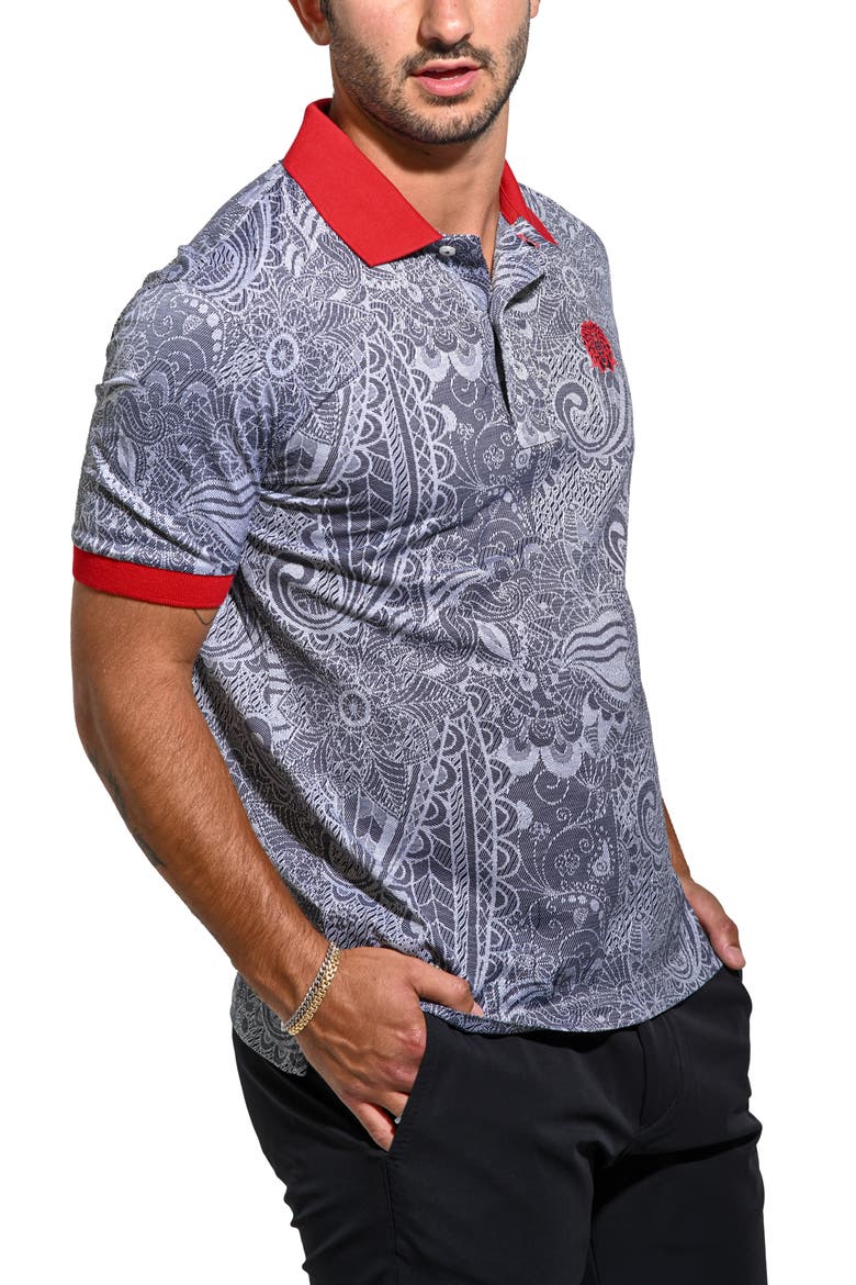 Mozart Static Polo, Alternate, color, GREY