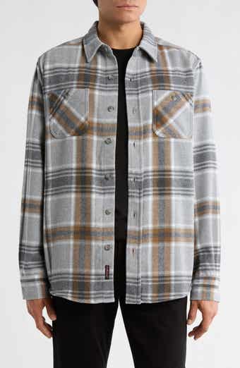 WEATHERPROOF VINTAGE Heavyweight Flannel Plaid Shirt Jacket