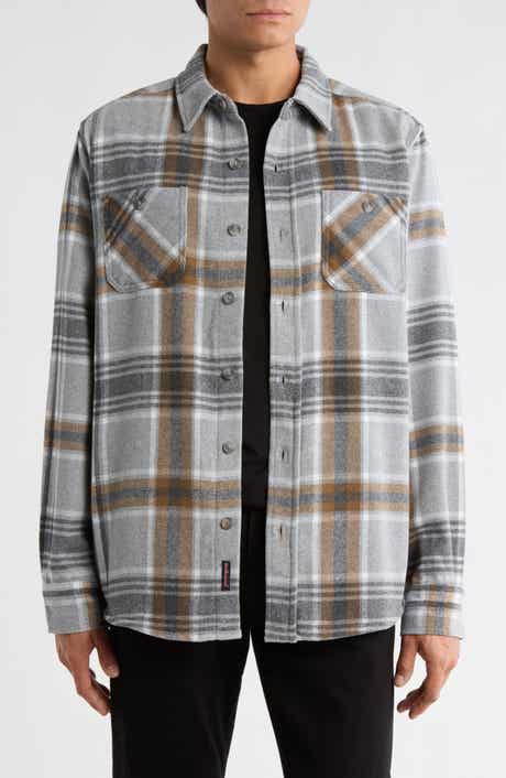 WEATHERPROOF VINTAGE Heavyweight Flannel Plaid Shirt Jacket