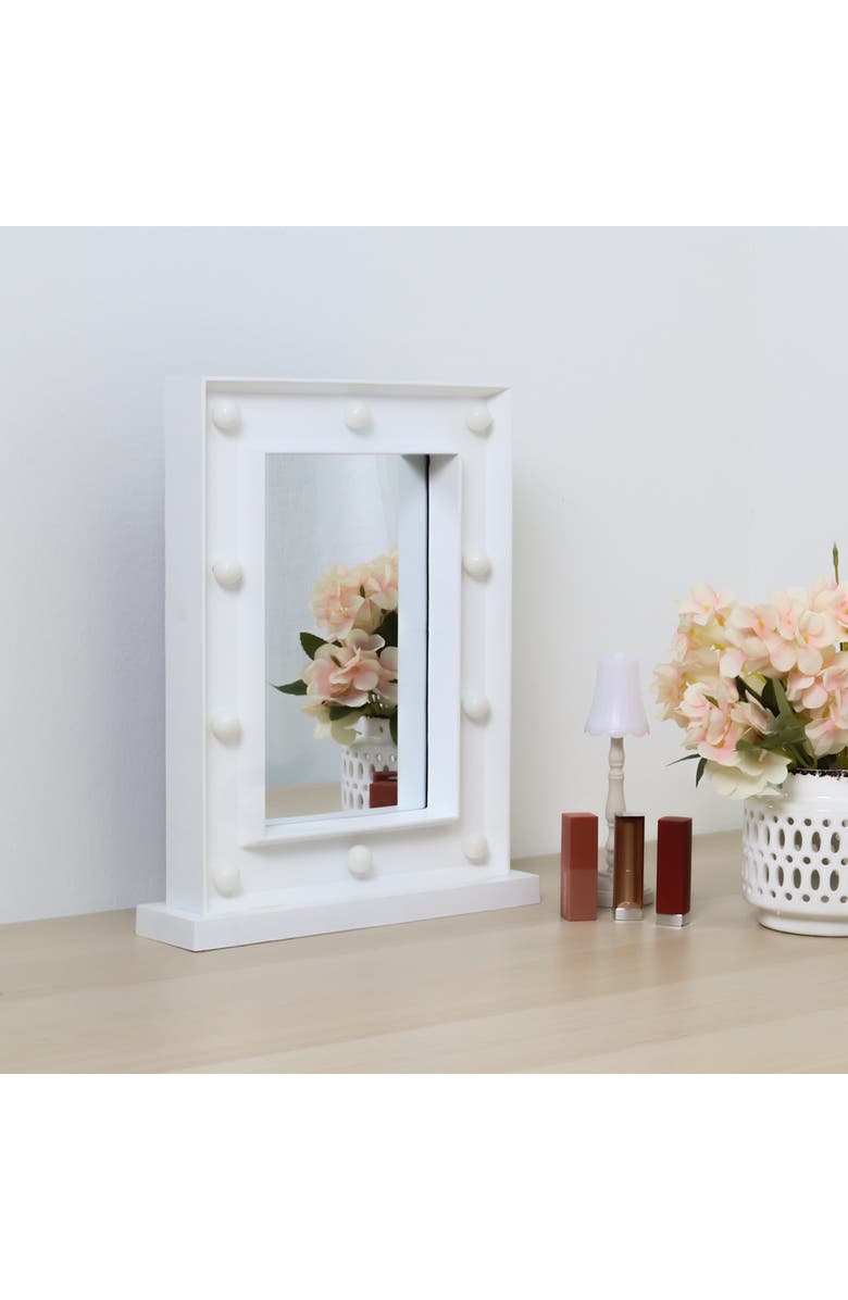 WALPLUS White Hollywood Vanity Wall Mirror, Alternate, color, 