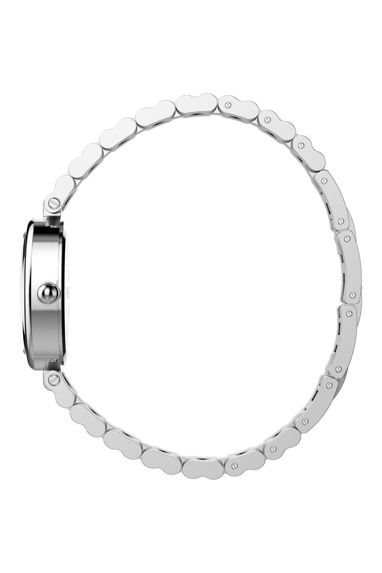 Cavatina Luxe Bracelet Watch, Alternate, color, SILVER