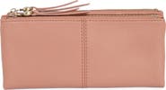 HOBO Keen Large Zip Top Leather Wallet