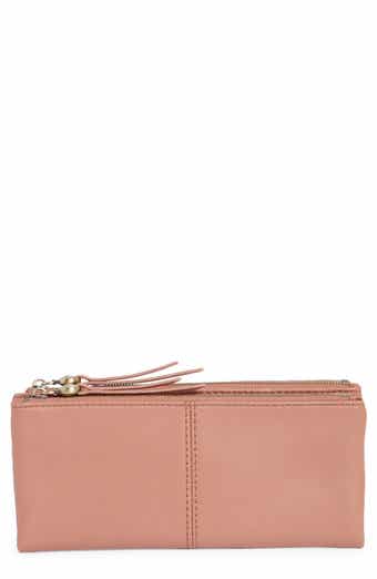 HOBO Keen Large Zip Top Leather Wallet