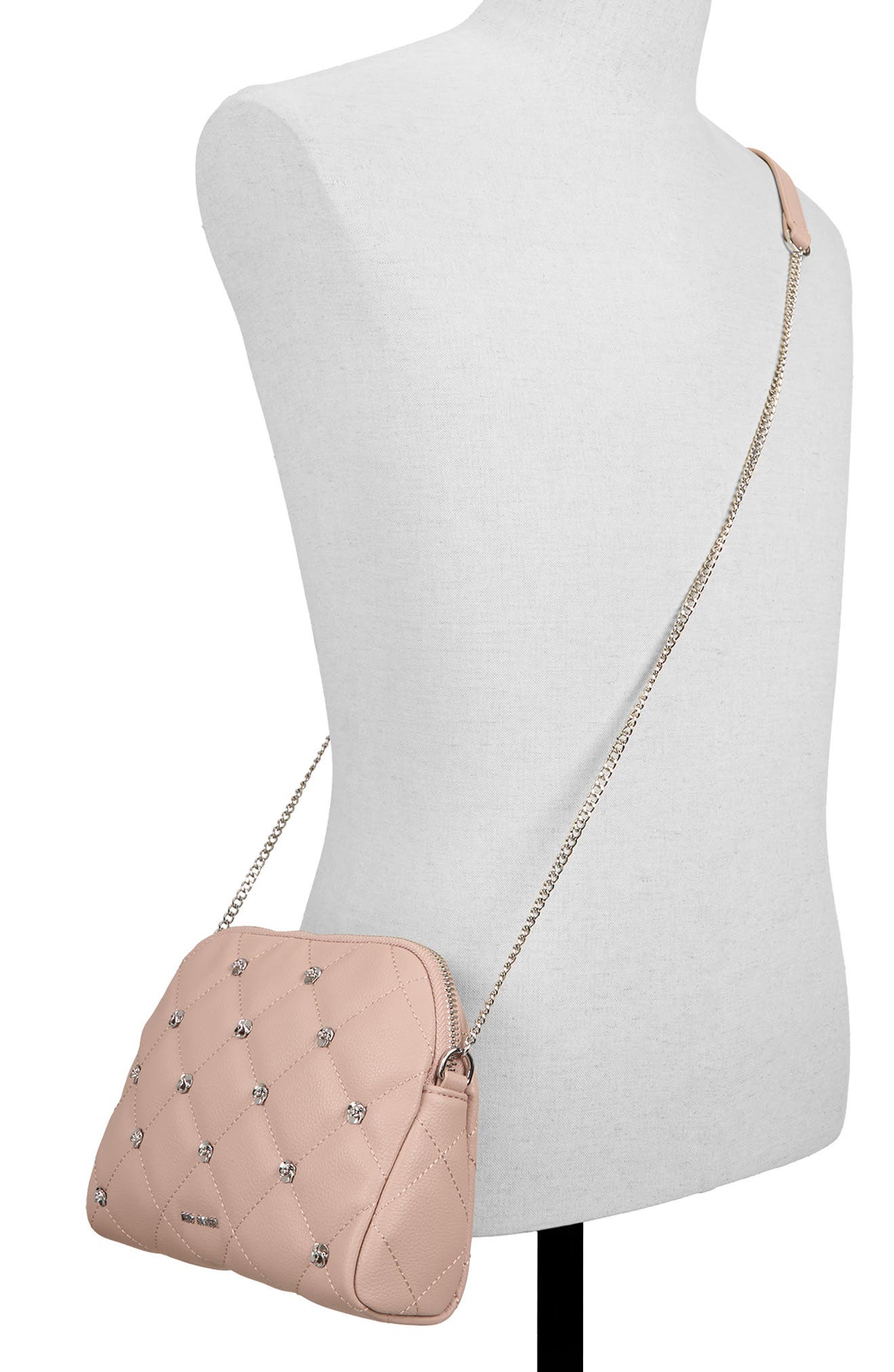 Lilibet Quilted Crossbody Bag, Alternate, color, PEBBLE MEDIUM PINK