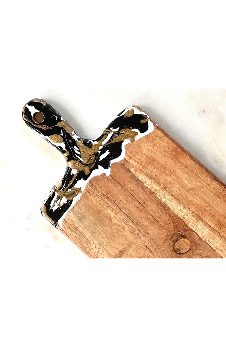 Tiramisu Acacia Wood Platter, Alternate, color, Brown