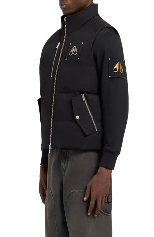 Moose Knuckles Westmount Down Vest In Black