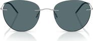 ARMANI 53mm Round Sunglasses