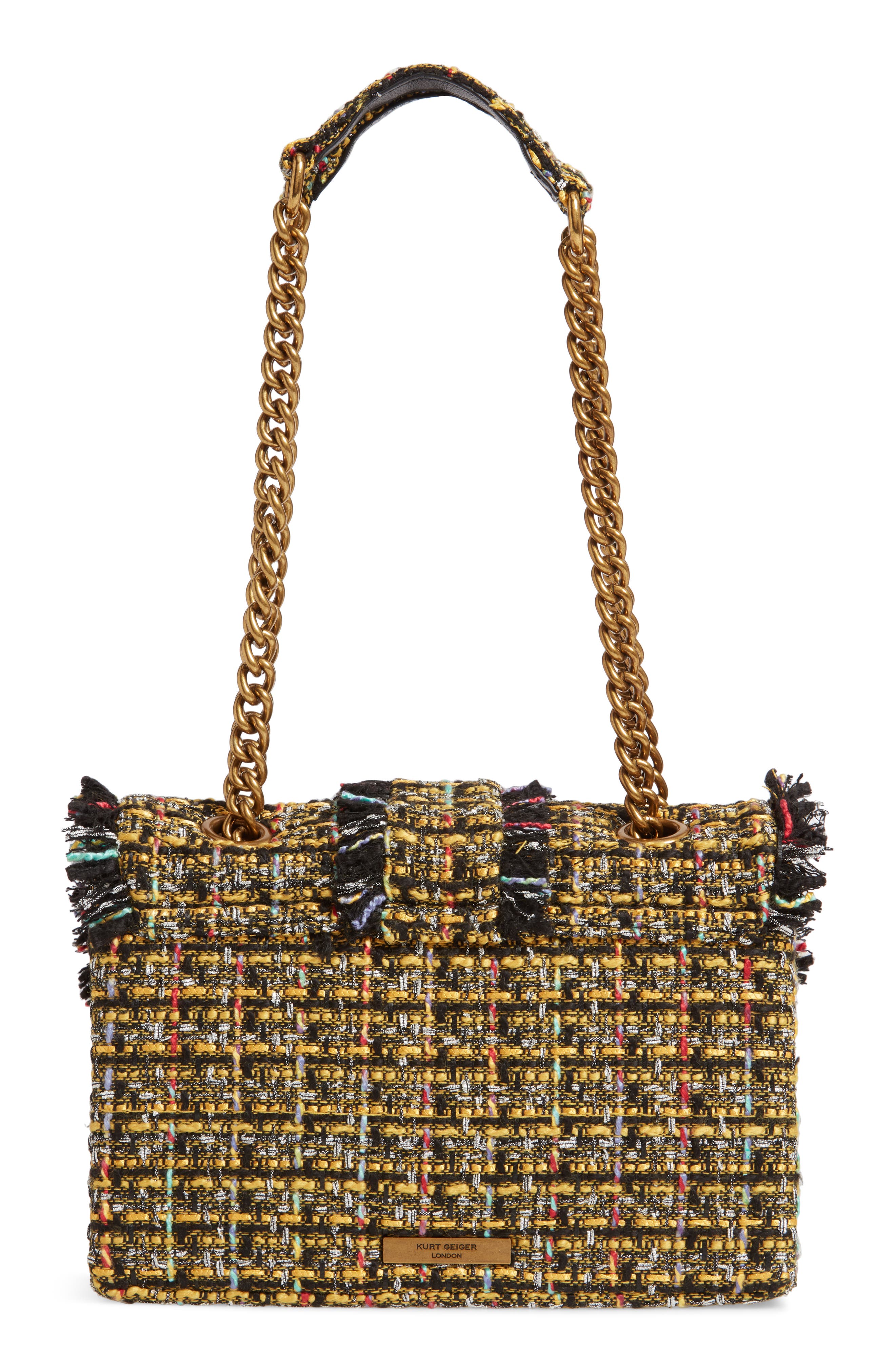 Kurt Geiger London Mayfair Tweed Shoulder Bag, Alternate, color, 
