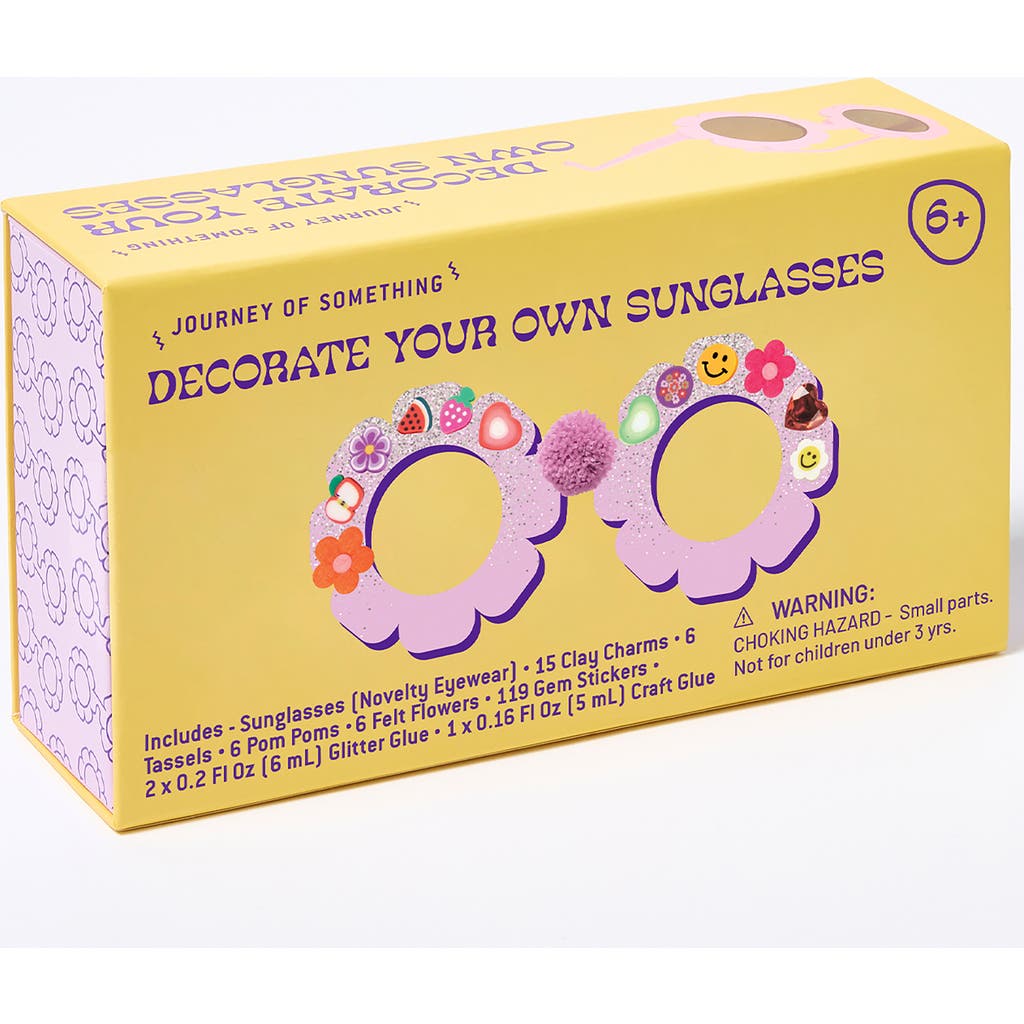 Journey of Something Decorate Your Own Sunglasses, Flower Eyewear, Craft Kit in Multicolored  product
