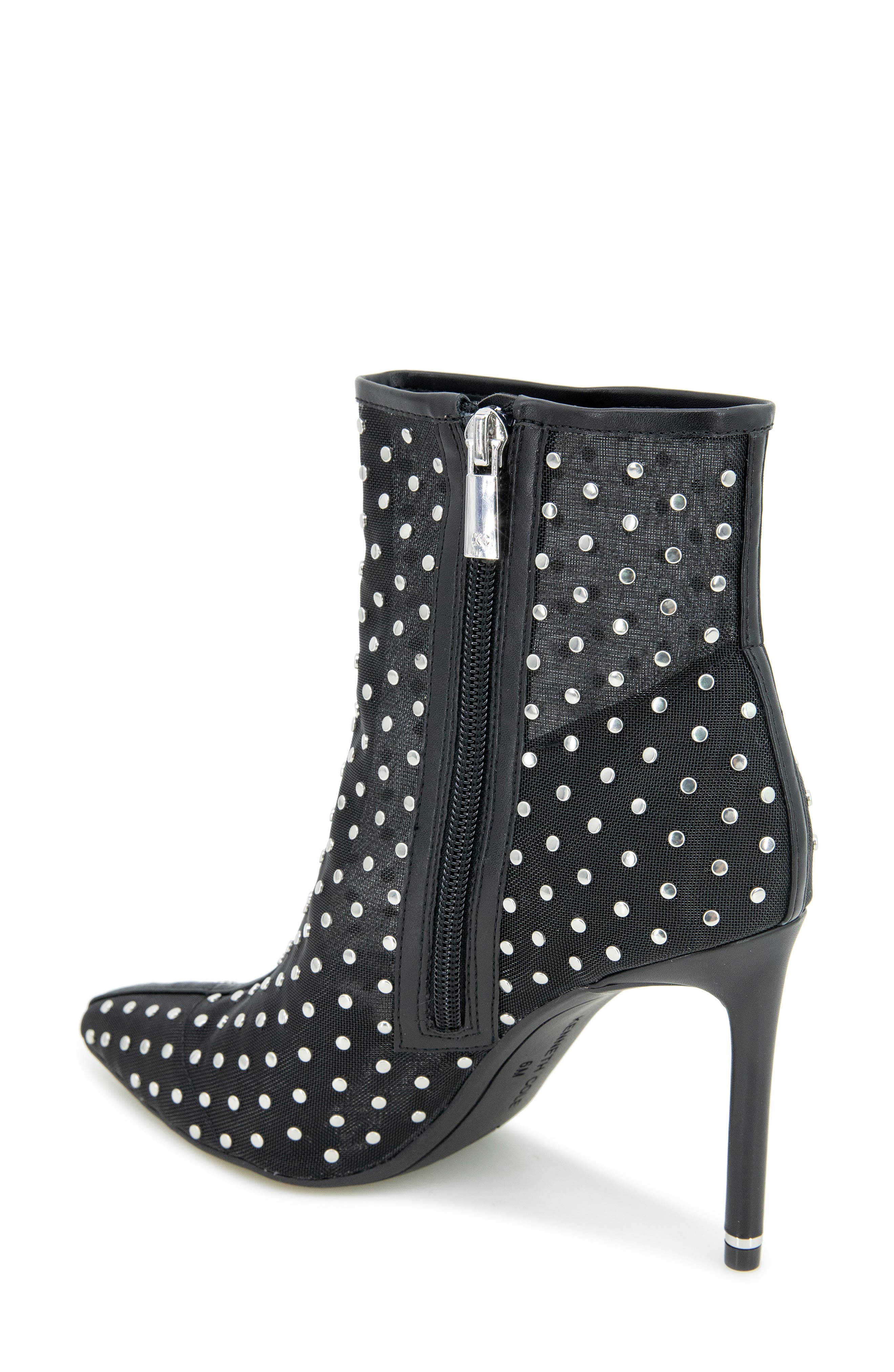 Kenneth Cole Quincy Stud Mesh Bootie, Alternate, color, 