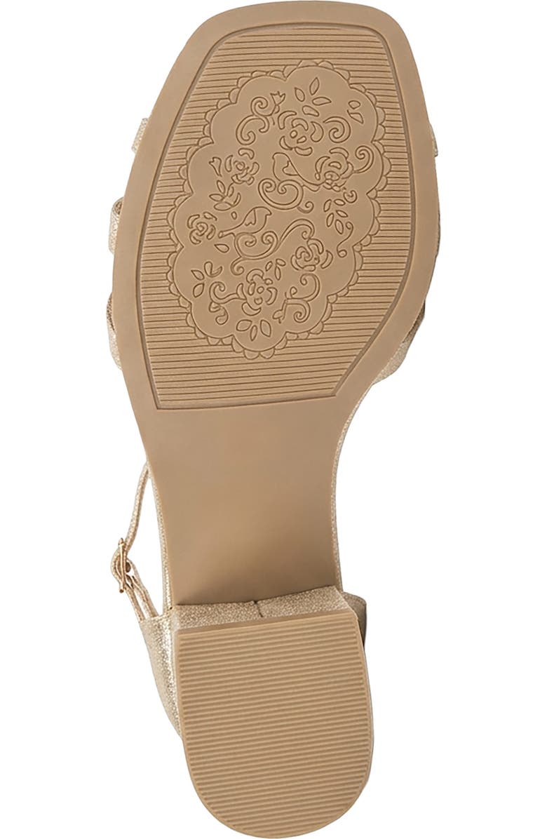 JELLYPOP Kids' Zendah Ankle Strap Sandal, Alternate, color, Champagne