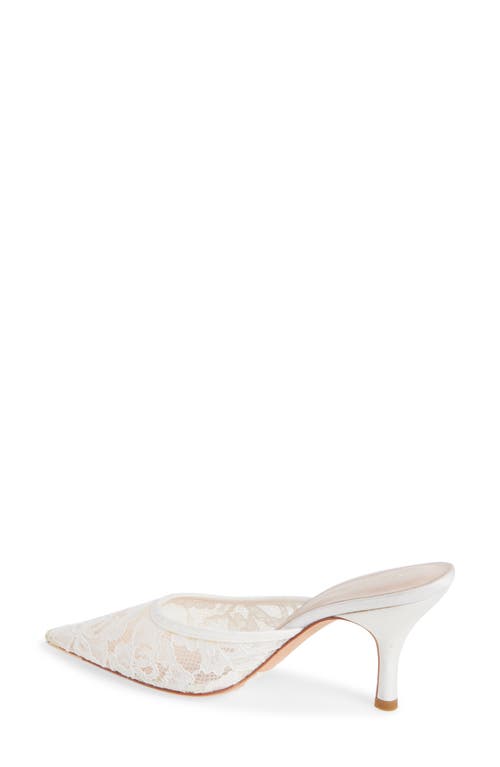 Loeffler Randall Layla Pointed Toe Mule In White