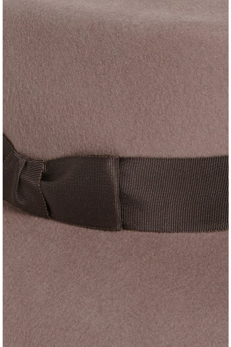 'Kim' Wool Fedora, Alternate, color, TAUPE