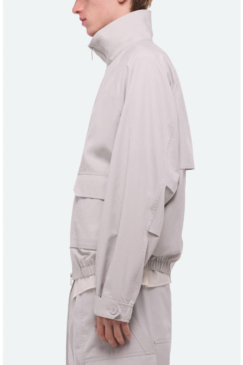 Twill Crop Utility Jacket, Alternate, color, STONE