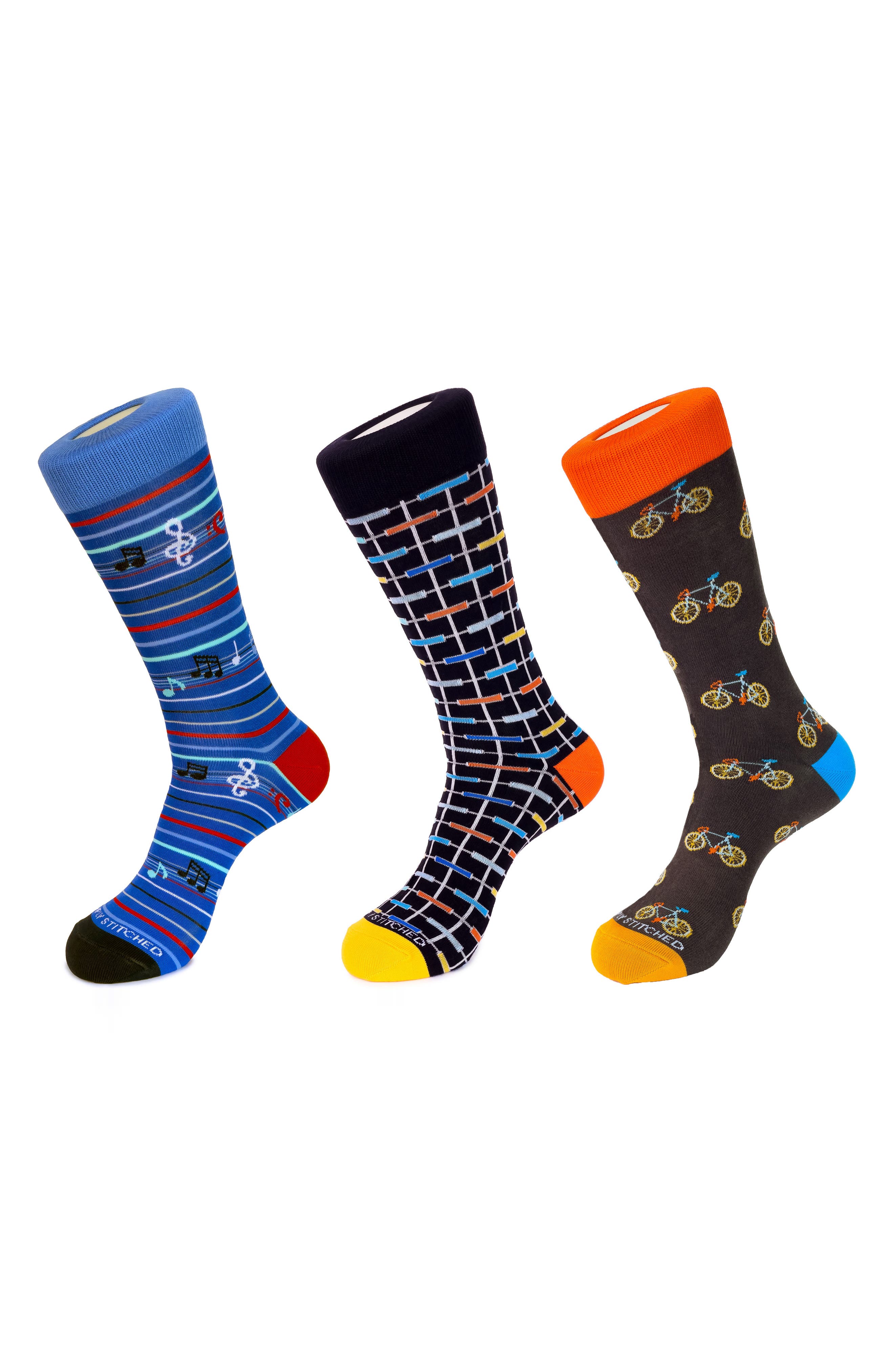 Assorted 3-Pack Crew Socks
