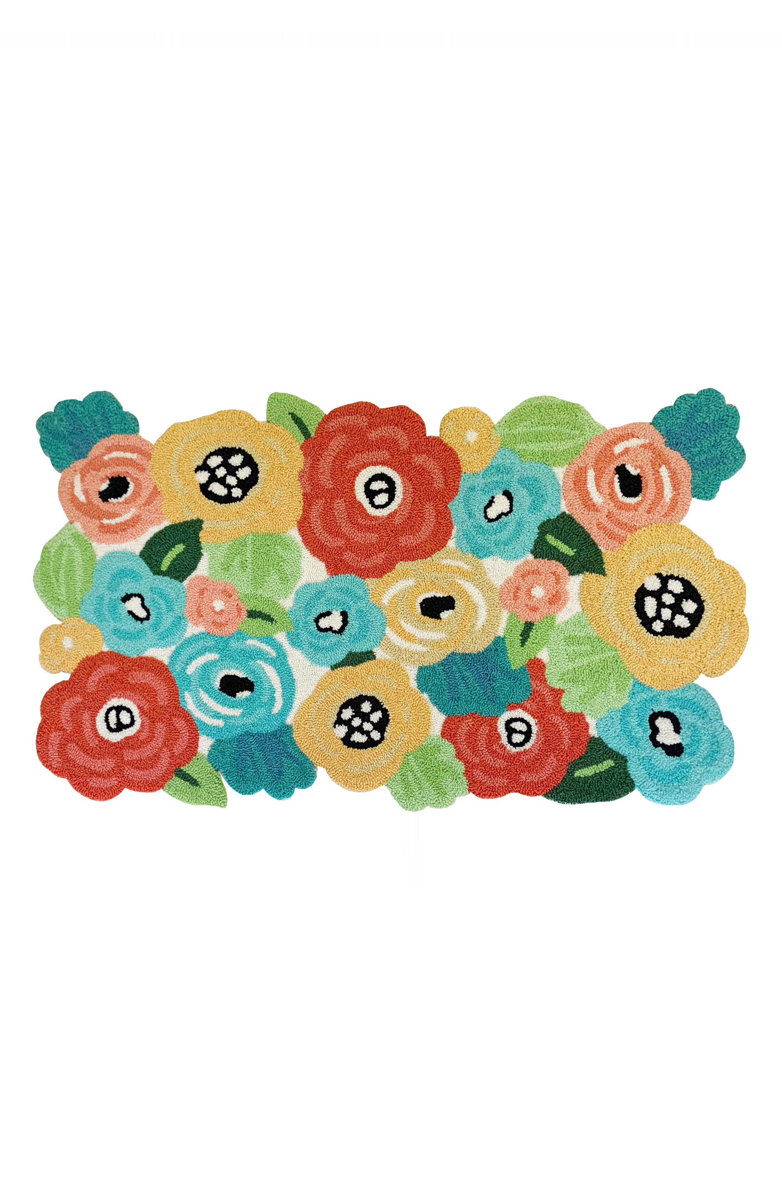 R16 HOME Flower Bunch Indoor/Outdoor Doormat