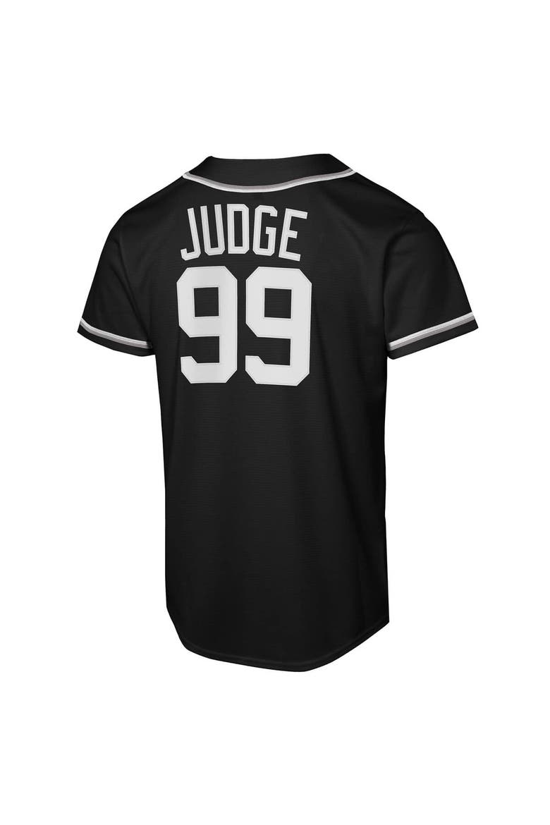 Youth Nike Aaron Judge Black New York Yankees Fashion Replica Player Jersey, Alternate, color, Black