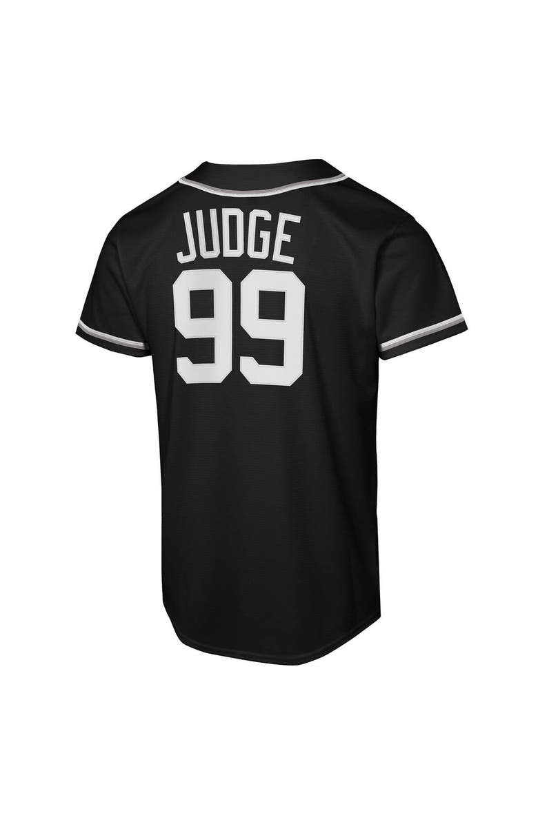 Nike Youth Nike Aaron Judge Black New York Yankees Fashion Replica Player Jersey, Alternate, color, Black