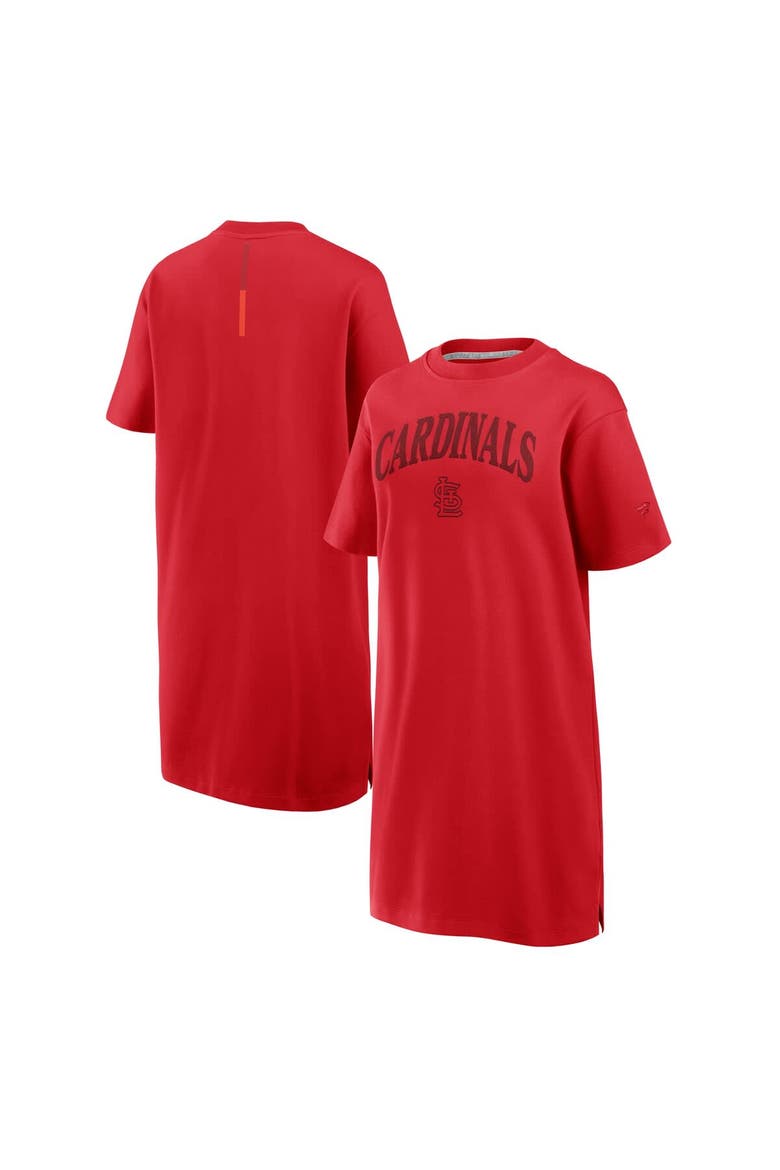 Women's Fanatics Red St. Louis Cardinals Elements Cotton Dress, Main, color, Red