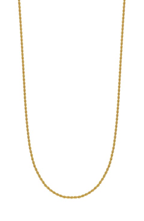 Men's 14K Gold Rope Chain Necklace (Nordstrom Exclusive)