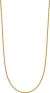 Bony Levy Men's 14K Gold Rope Chain Necklace (Nordstrom Exclusive)