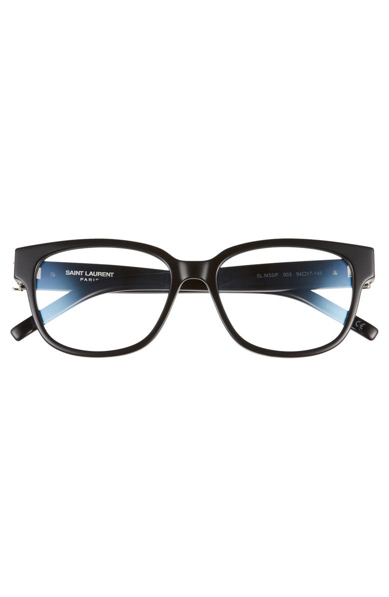 Saint Laurent 54mm Optical Glasses, Alternate, color,