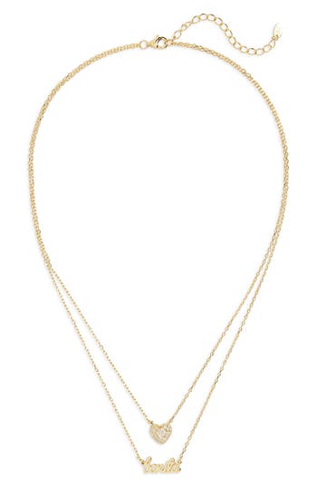 Argento Vivo Heart & Bonita Pendant Layered Necklace