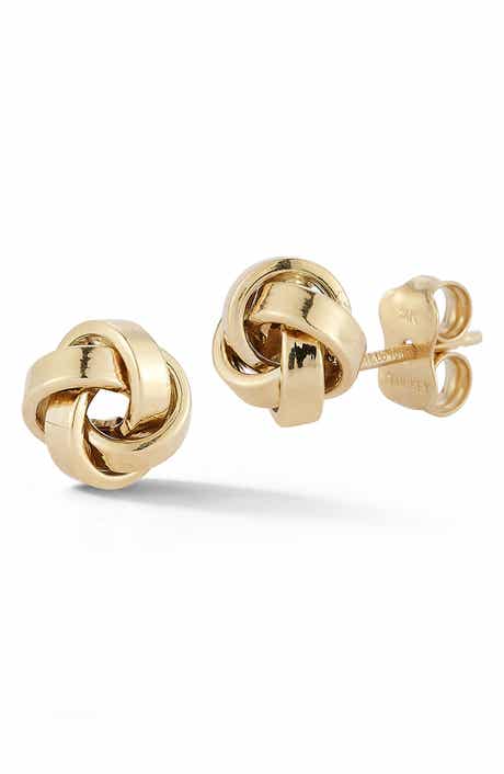 Ember Fine Jewelry Love Knot Stud Earrings
