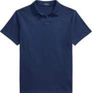 Polo Ralph Lauren Johnny Collar Cotton & Linen Pocket Polo